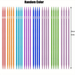 32pcs Colorful Aluminum Knitting Needles Set - 2.75mm-6.0mm