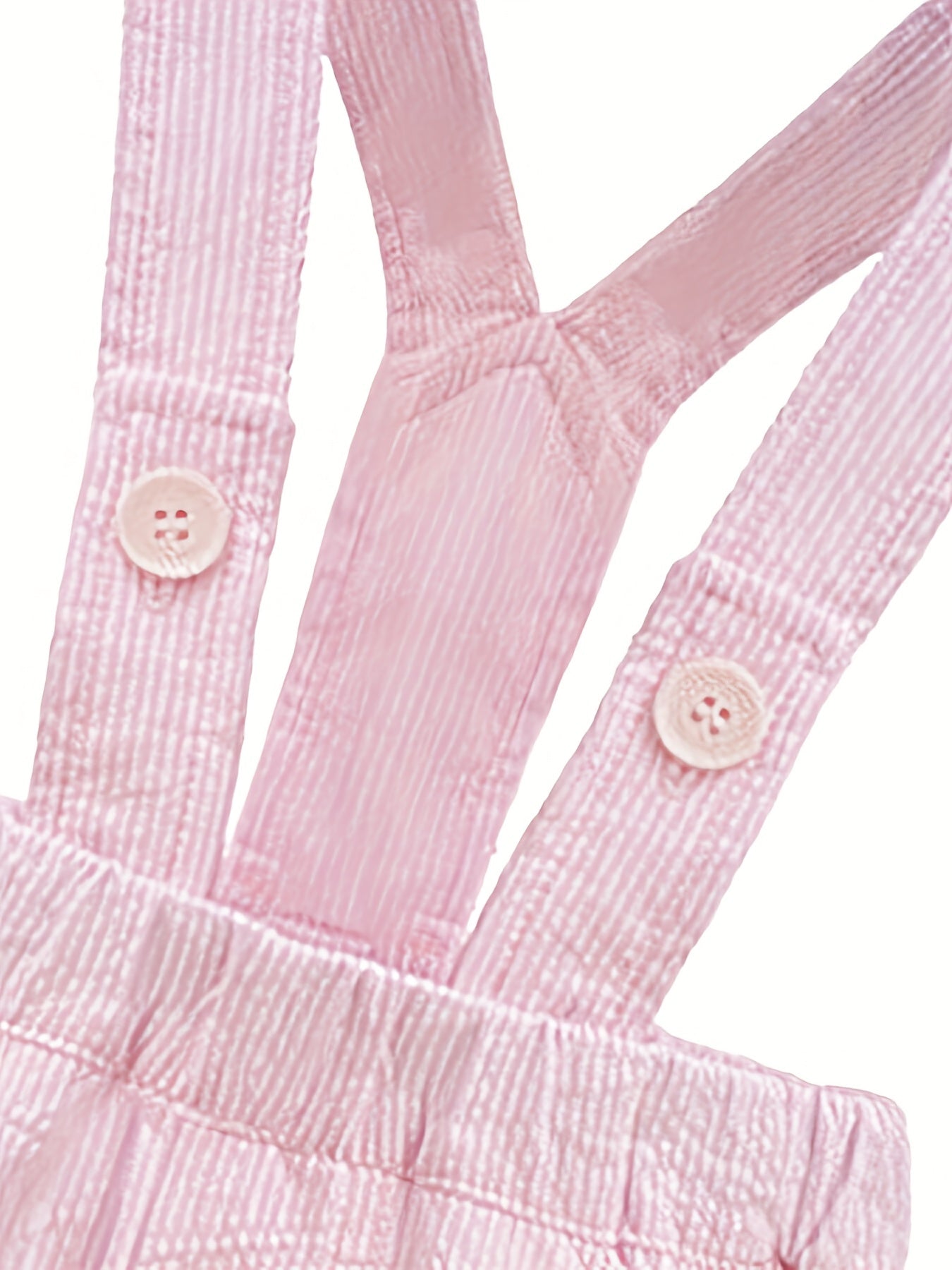 Baby Girl Striped Short Suspender Pants Summer Clothes