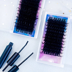 25mm DIY Eyelash Extension Kit w/ Mascara Brush, Glue & Applicator