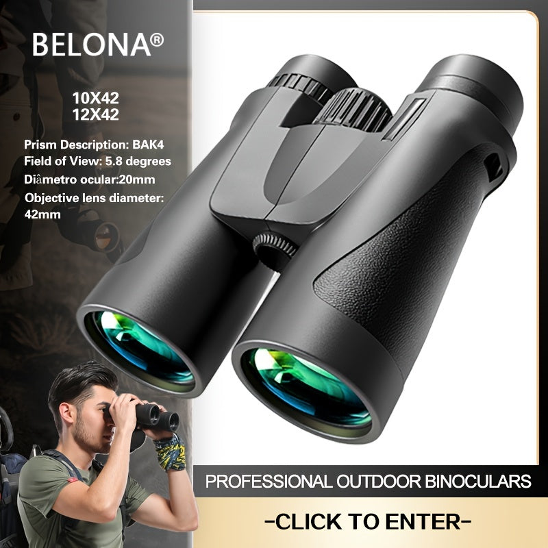Portable HD BAK4 Prism Binoculars for Grazing or Tourism