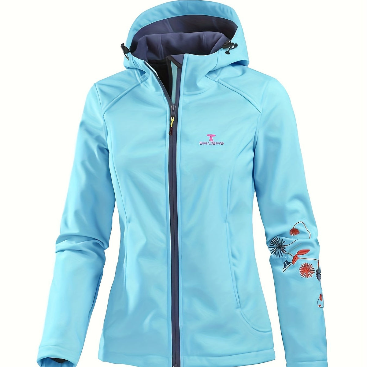 Women's Waterproof Hooded Sports Jacket for Outdoor
