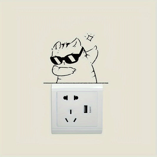 Kitten Switch Decorative Self adhesive Sticker home Decor