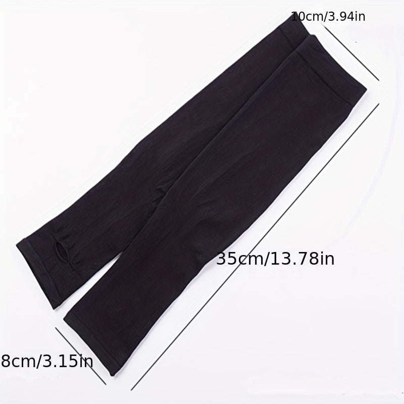 Solid Ice Sleeves Sunscreen UV Protection Sports Cycling Long Sleeves