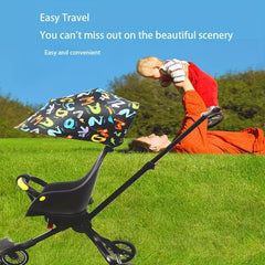 Portable Baby Stroller with Lumbar Support