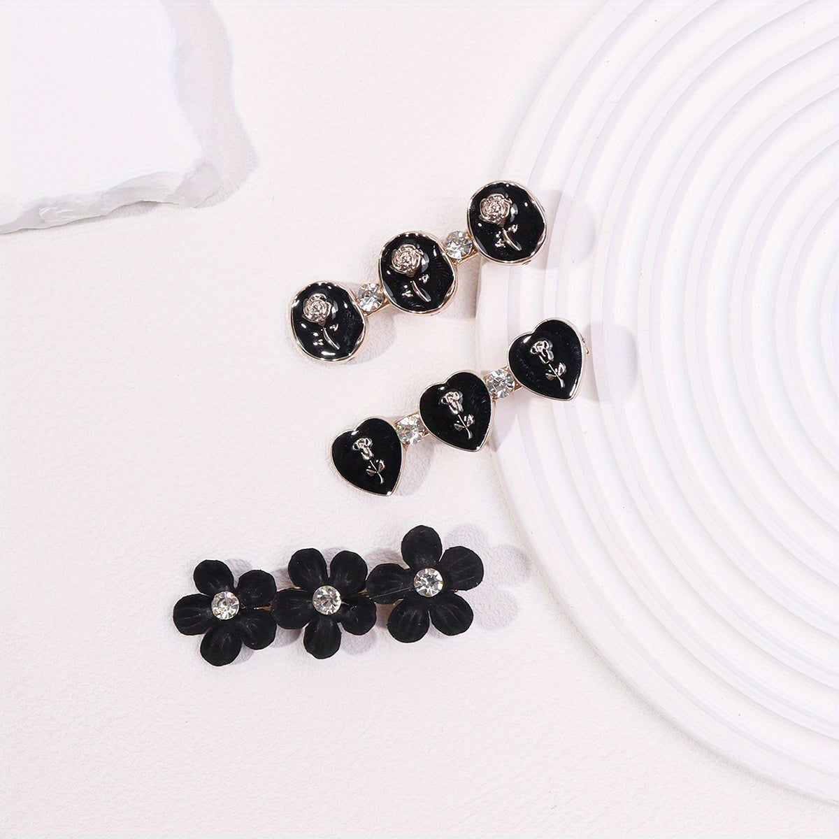 Floral Hair Clip for Women Girls