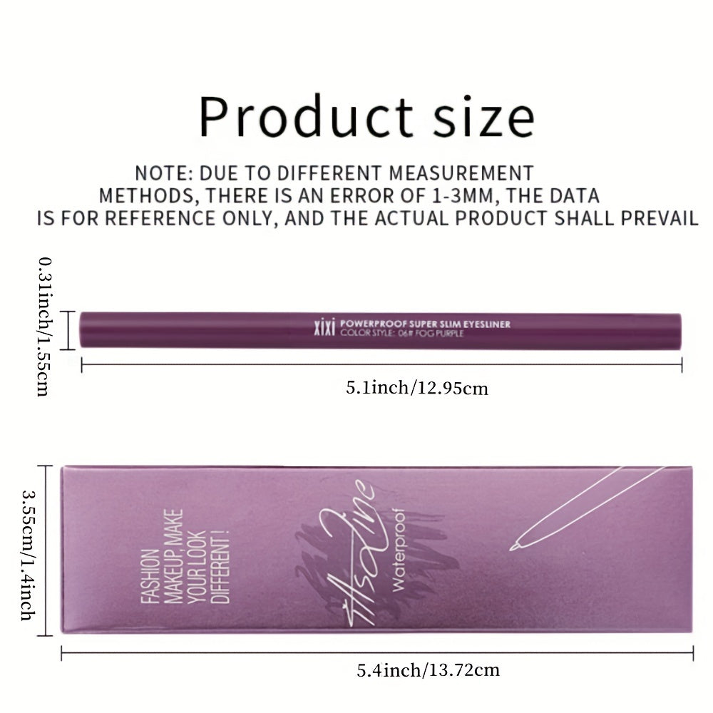 Waterproof Eyeliner Pencil Smudge Proof Gel Pen