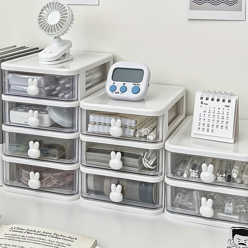 Desk Organizer Drawers Pen & Pencil Stand Stationery Storage