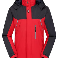 Men's Thermal Hooded Jackets Windproof Warm Windbreak For Winter