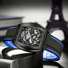 Men's Multicolor Alloy Luminous Mechanical Watch