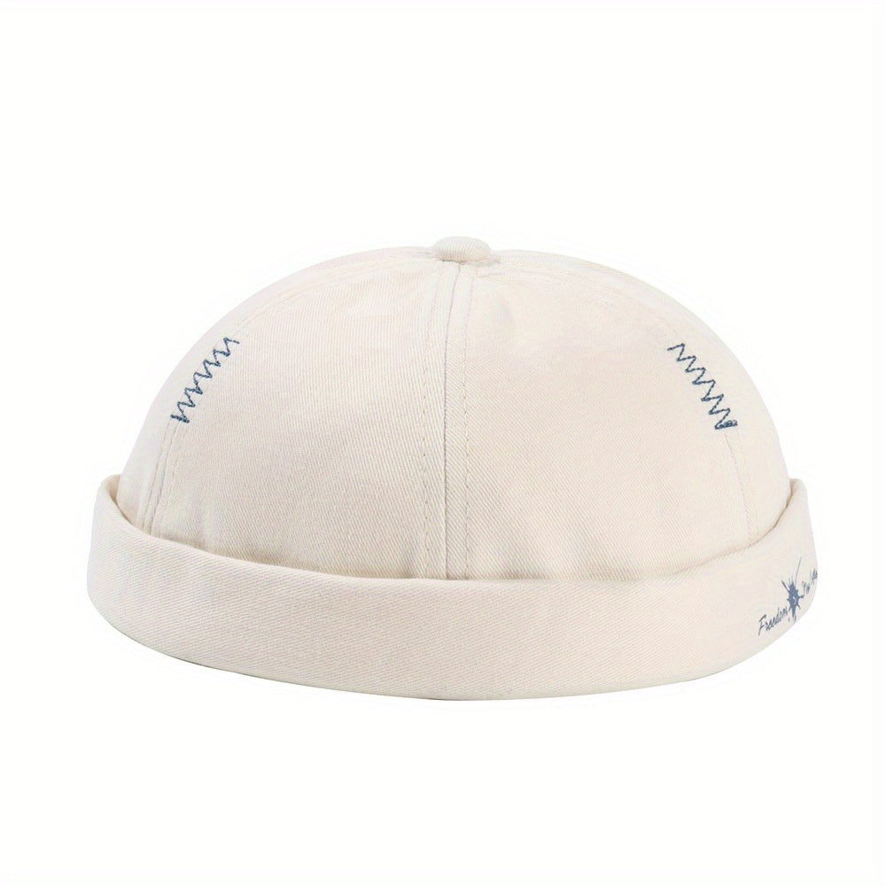 Freedom Embroidery Men's Hip Hop Beanie Hat
