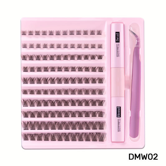 DIY Lash Clusters 120 Pcs Kit With Strong Lash Bond And Seal