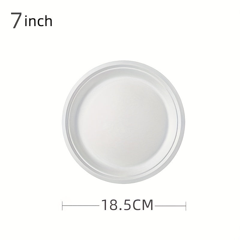 100 Compostable 7 Heavy Duty Dessert Trays Biodegradable