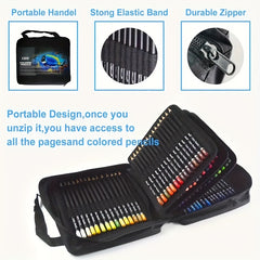 120 Mixed Colored Pencils Set with Wooden Case