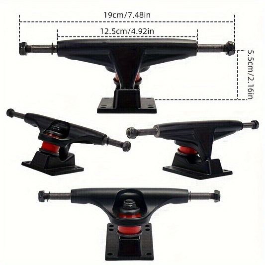 Skateboard Bracket Wheels Axles Combo 52mm 30mm with T-shaped Tool