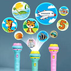 Dinosaur Projector Flashlight for Bedtime Education