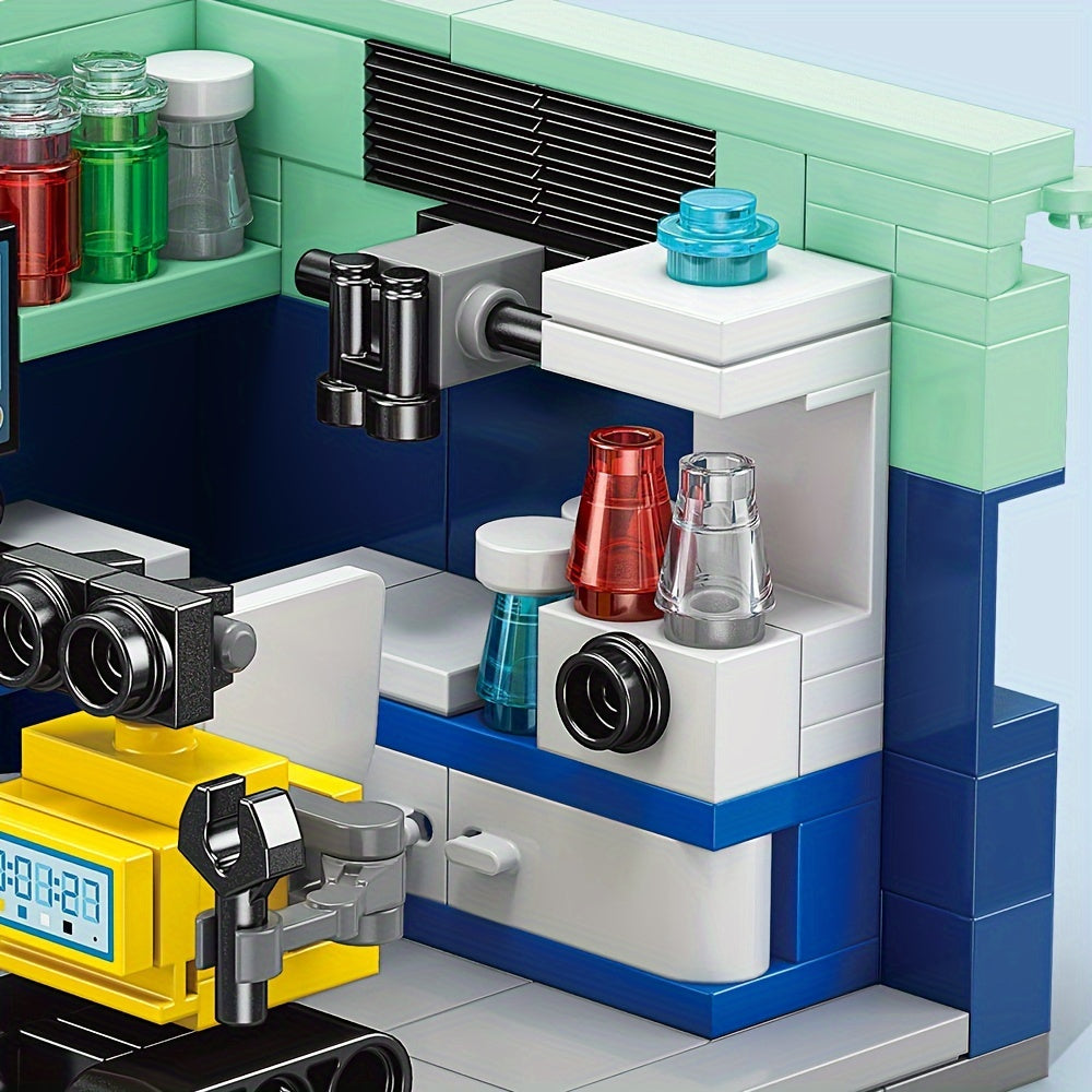 Scientist Room DIY Mini Building Block Toy