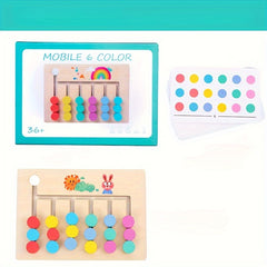 Wooden Go Chess Game Toddler Puzzle Think Educational Developmental Toy