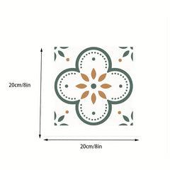 3pcs Self adhesive Tile Paste Waterproof Wear resistant Small Fresh French Floor