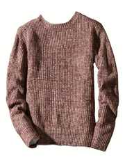 Men's Camo Knit Sweater Outdoor Winter Pullover