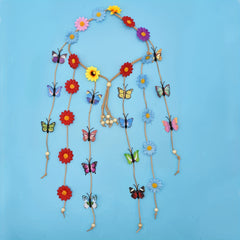 Daisy Flower Butterfly Headband Tassel Hair Bands Hair Accessories