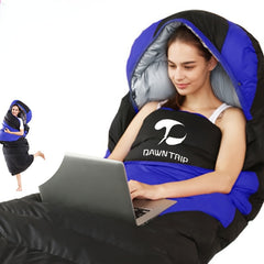 Winter Thickened Thermal Sleeping Bag Envelope for Outdoor Camping
