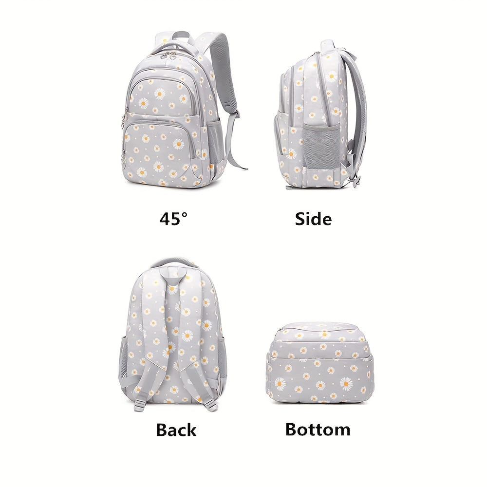 3pc School Bags Set Backpack w/ Lunch Box & Pencil Case