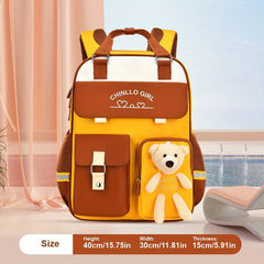 Kid's Large Capacity School Backpack with Multiple Pockets