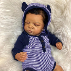 KEKEAIAI 45 Reborn Baby Doll Lifelike Soft Touch 3D Skin