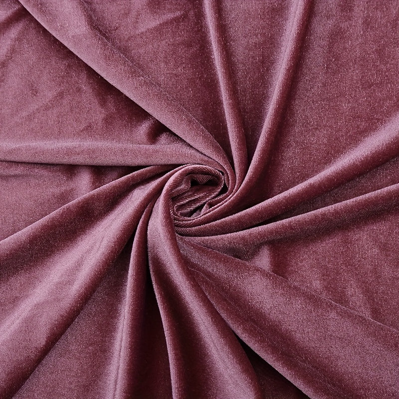 Golden Velvet Multicolor Elastic Fabric 0.91m