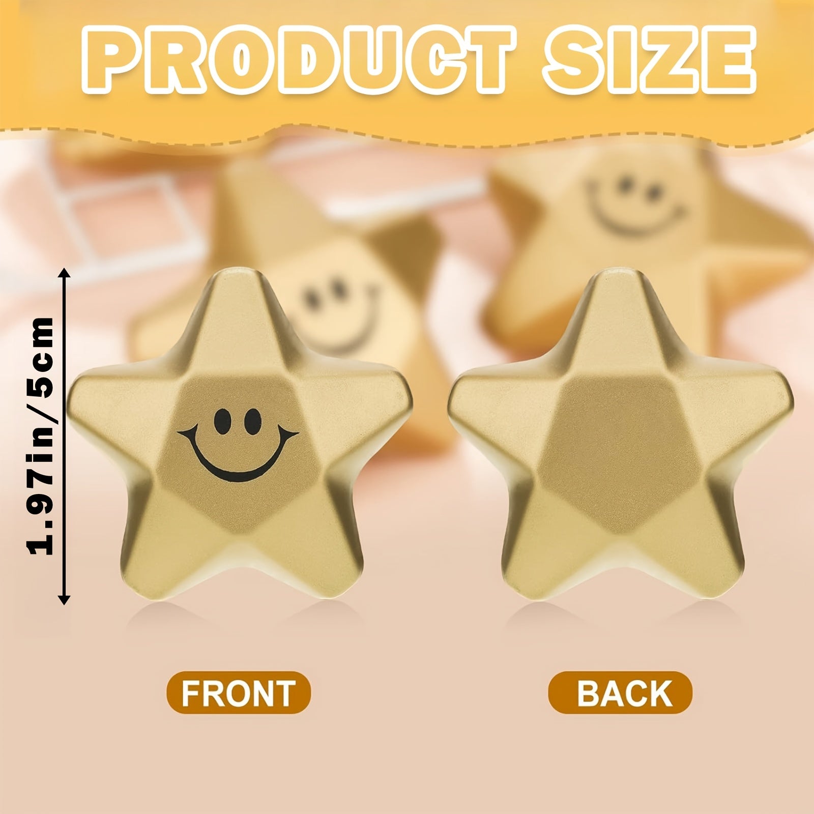 Star Stress Balls Mini Foam Balls for Stress Relief