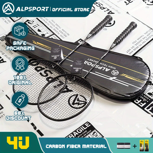 ALP RR 2pcs Badminton Rackets With Bag for Beginner Training