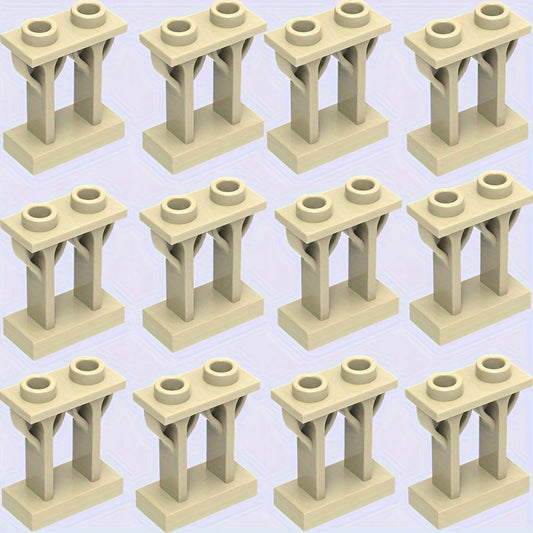 Farm Building Block Set with Columns, Fence
