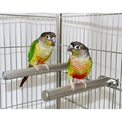 Stainless Steel Parrot Bird Perch Stand For Grinding Teeth And Mouth
