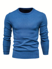 Men's Crew Neck Slim Fit Knit Sweater