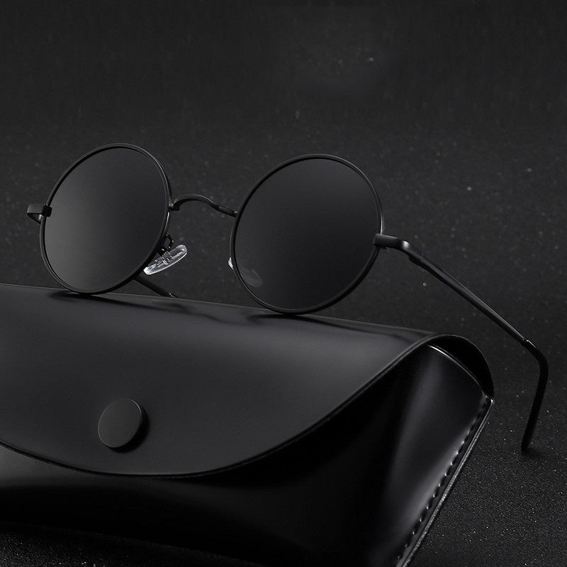 Polarized Round Sunglasses Vintage Circle Hippie Sun Glasses