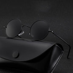 Polarized Round Sunglasses Vintage Circle Hippie Sun Glasses