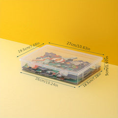 Clear Plastic Storage Box With Lid Toy Storage Bins