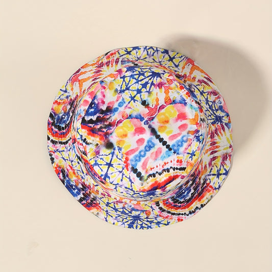Tie Dye Fisherman Cap Sunscreen Basin Hat