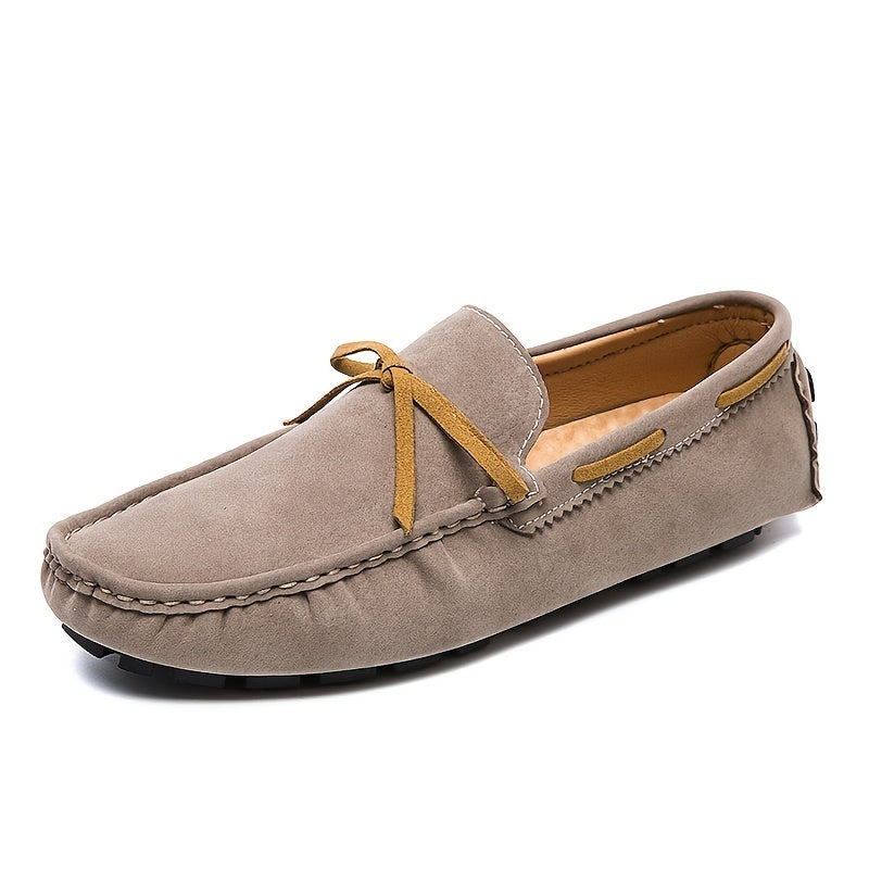 Women's Microfiber Flat Loafers Slip On Shoes