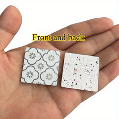Mini Wood Floor Decoration with Mixed Patterns for Dollhouse