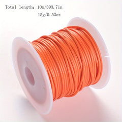 10m Polyester Fiber Wax Rope Bracelet Thread for Christmas