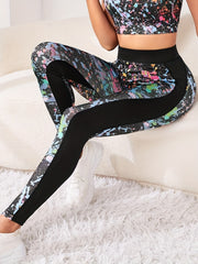 High Waist Splash Ink Leggings