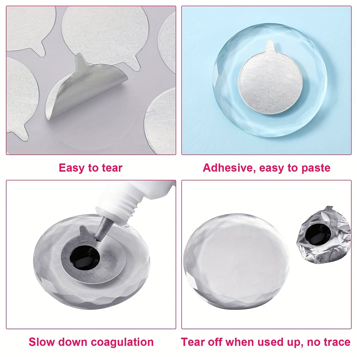 Eyelash Glue Holder Foil Pallet for Extensions