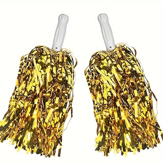 2pcs Cheerleading Pom Poms for Dance Sports Game Party