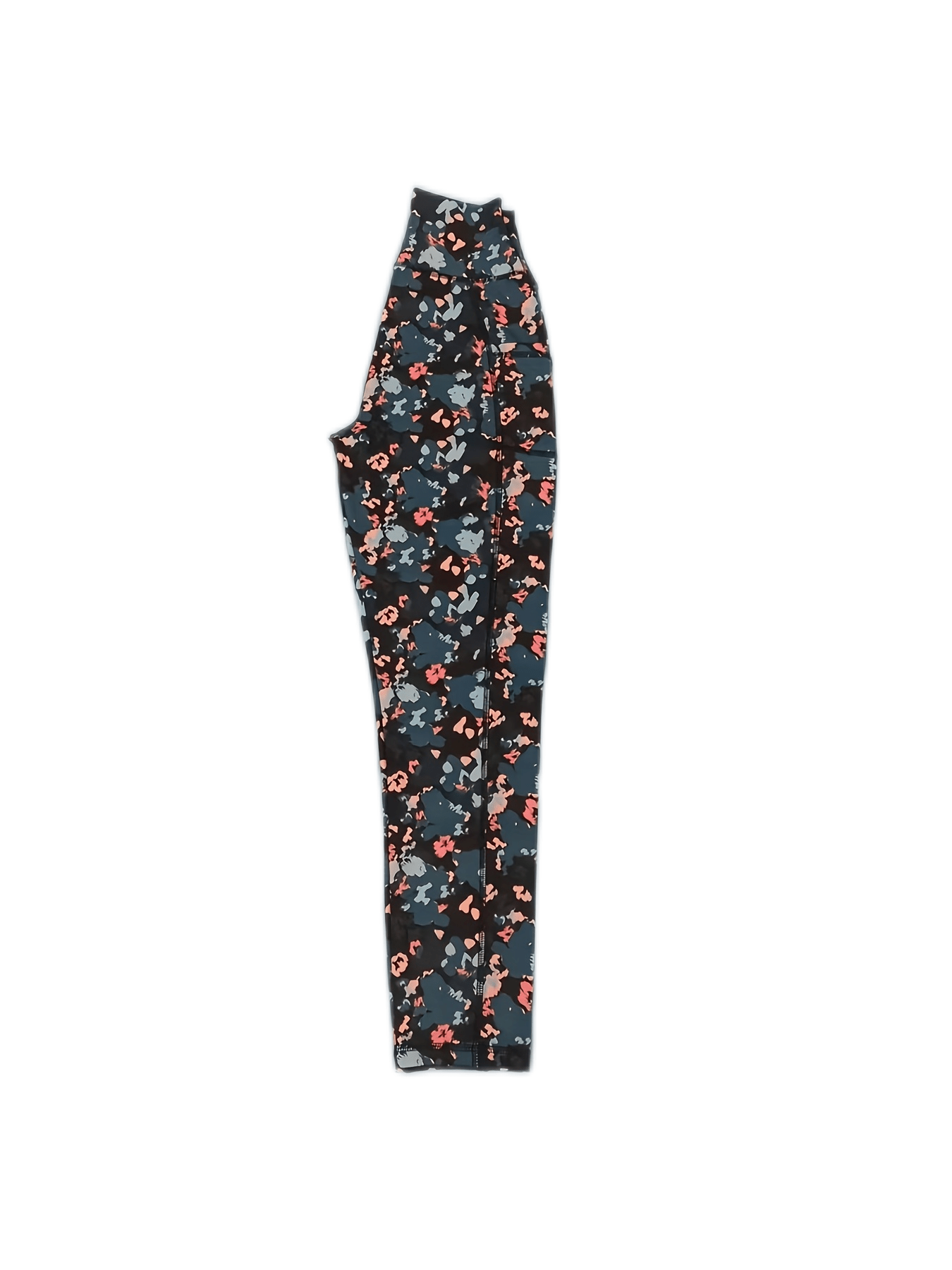 Geometric Print Tummy Control Fitness Pants High Waist
