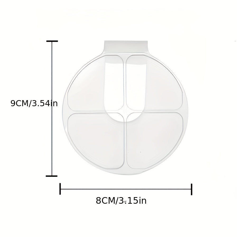 2PCS Makeup Mixing Palette With Spatula Transparent Acrylic Cosmetic Palette