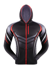 Men's UV Protection Fishing Hoodie Lightweight Sunblock Sport Jacket