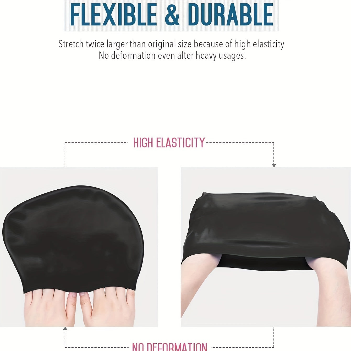 Silicone Swimming Cap for Men and Women