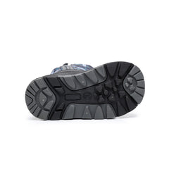 Boy's High Top Snow Boots with Side Zipper Warm Non Slip Thermal Shoes