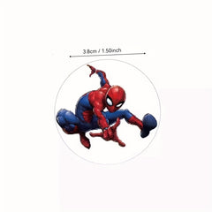 500pcs Spider Man Sticker Roll - DIY Decorative Graffiti Stickers